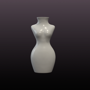Female Torso Vase STL File – 3D Printable Woman Body Flower Vase Modern Sculptural Home Decor