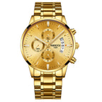 Men's Chronograph Business Watch – Luxury Analog Quartz Waterproof