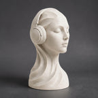 Flow Form Headphone Stand STL – Modern Sculptural Desk Organizer for 3D Printing