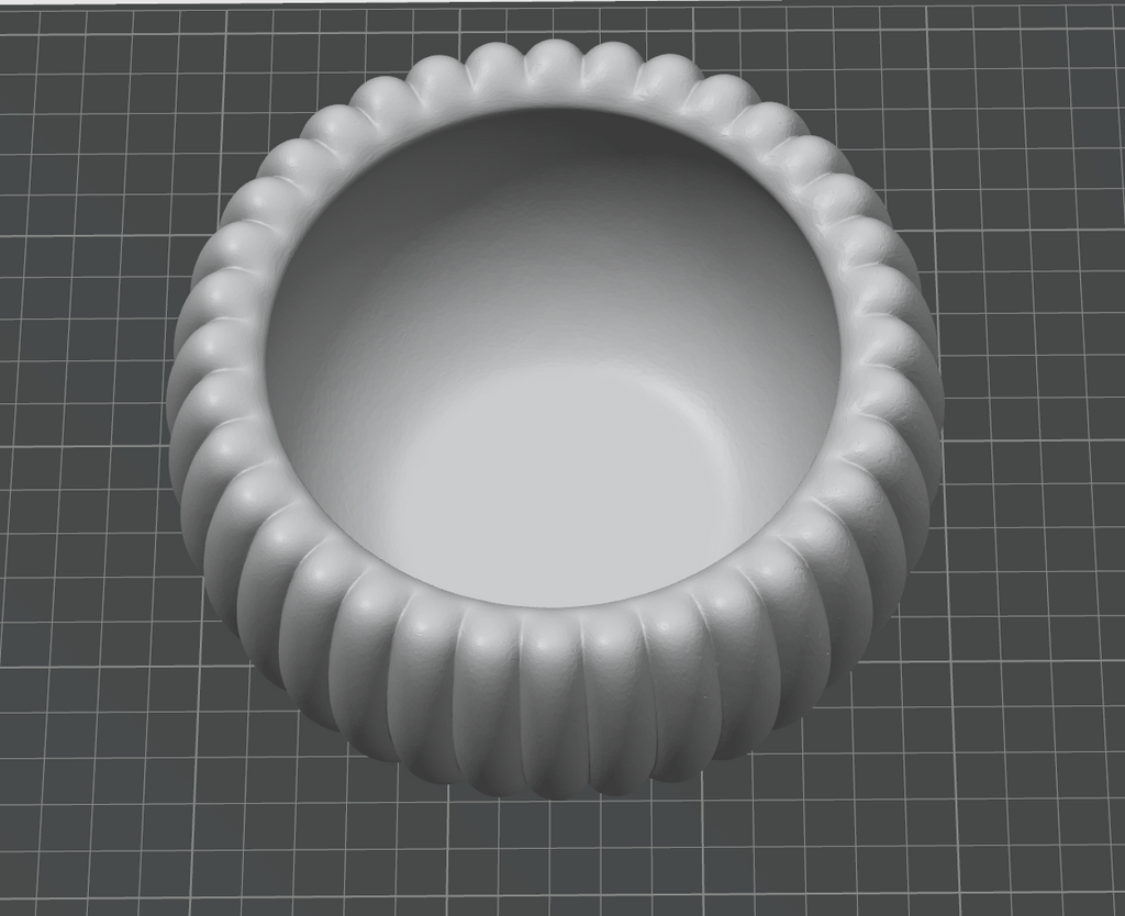 Fluted Planter & Decorative Bowl STL – 2-in-1 Minimal Design for 3D Printing