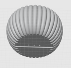 Fluted Planter & Decorative Bowl STL – 2-in-1 Minimal Design for 3D Printing