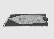 Geometric Wolf Wall Art STL File – Modern Wolf Head 3D Print
