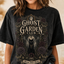 Ghost Garden Club PNG – Gothic Black Cat Halloween Shirt Design