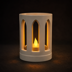 3 Piece LED Tealight Holder STL Bundle | Gothic Candle Holder 3D Print Files
