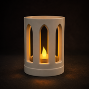 3 Piece LED Tealight Holder STL Bundle | Gothic Candle Holder 3D Print Files
