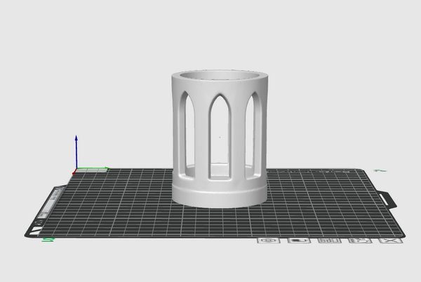 3 Piece LED Tealight Holder STL Bundle | Gothic Candle Holder 3D Print Files