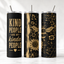 Kind People Are My Kinda People 20oz Skinny Tumbler Wrap PNG | Bee Sunflower Sublimation Design
