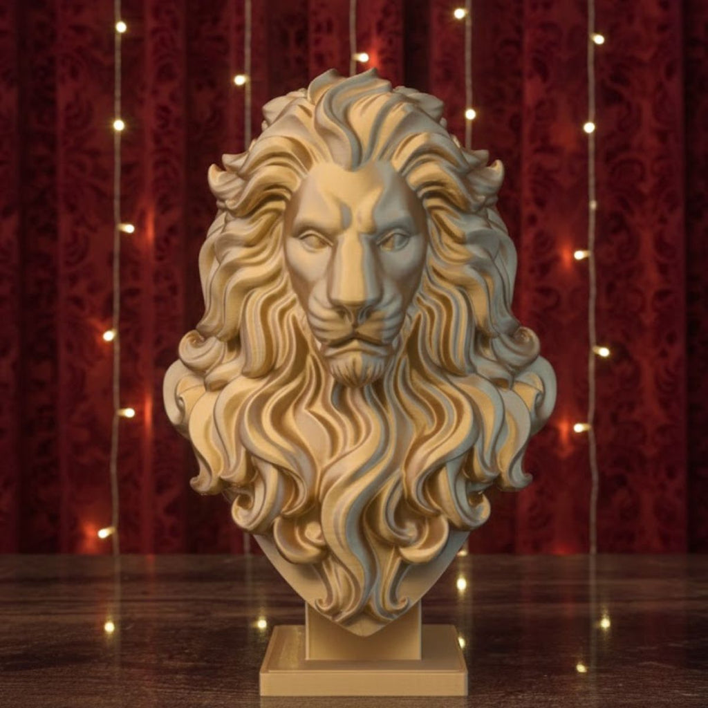 Silk gold Winged Lion of Venice statue, available in 15cm and 20cm sizes