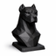 Low Poly Pitbull Bust – Geometric Dog Sculpture Decor