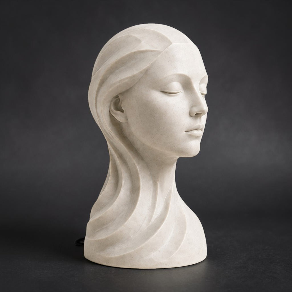 Flow Form Headphone Stand STL – Modern Sculptural Desk Organizer for 3D Printing