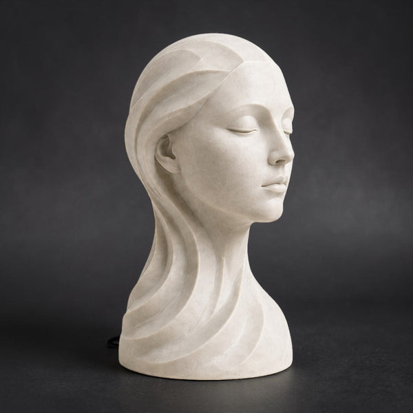 Flow Form Headphone Stand STL – Modern Sculptural Desk Organizer for 3D Printing