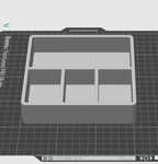 Minimalist Desk Organizer STL File – Modern Tray 3D Print