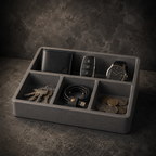 Minimalist Desk Organizer STL File – Modern Tray 3D Print