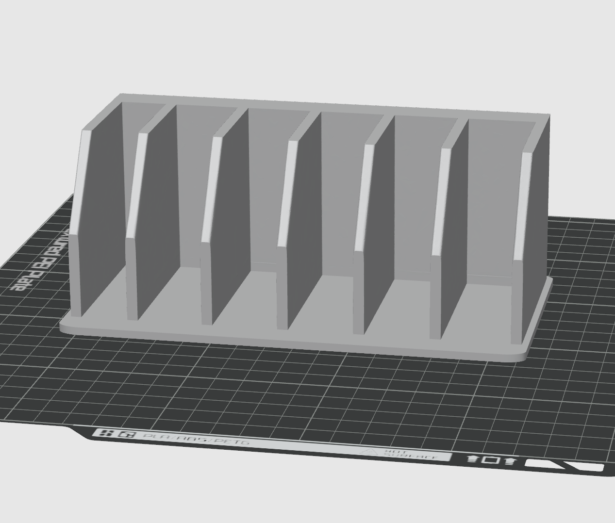 Minimalist Document Organizer STL File – Desk File Holder 3D Print