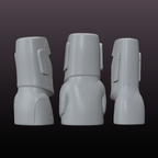 Moai Statue Set STL – Easter Island Sculpture 3D Print File