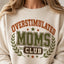 Overstimulated Moms Club PNG Sublimation Design | Retro Varsity Mom Sweatshirt