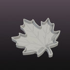 Maple Leaf Tray STL File – Fall Home Decor 3D Print Model