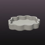 Wavy Catchall Tray STL File | Modern Jewelry Dish 3D Print File