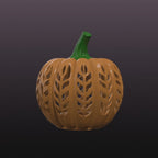Pumpkin Tealight Holder STL | Halloween LED Candle Lantern 3D Print File