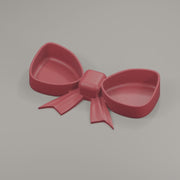Ribbon Bow Tray STL – Support-Free Jewelry and Trinket Organizer