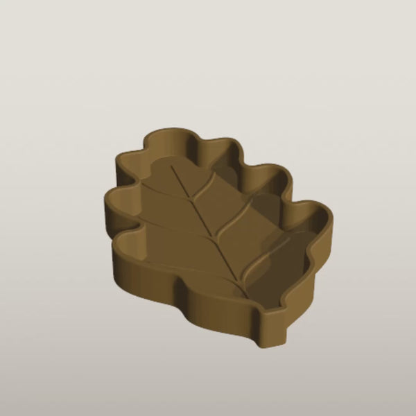 Oak Leaf Tray STL File – Fall Decor Catchall Dish, Jewelry Holder & Autumn 3D Print