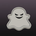 Halloween Ghost Candy Tray STL File | 3D Printable Spooky Candy Bowl with Recessed Face