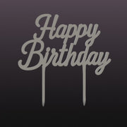 Happy Birthday Cake Topper STL | Fast Print Party Decor 3D File