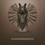 Dilophosaurus Bust STL – Jurassic Dinosaur Sculpture for 3D Printing
