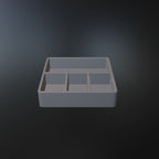 Minimalist Desk Organizer STL File – Modern Tray 3D Print