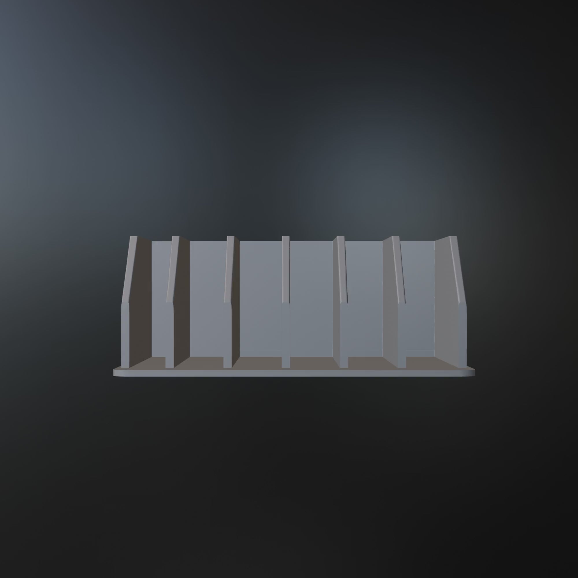 Minimalist Document Organizer STL File – Desk File Holder 3D Print