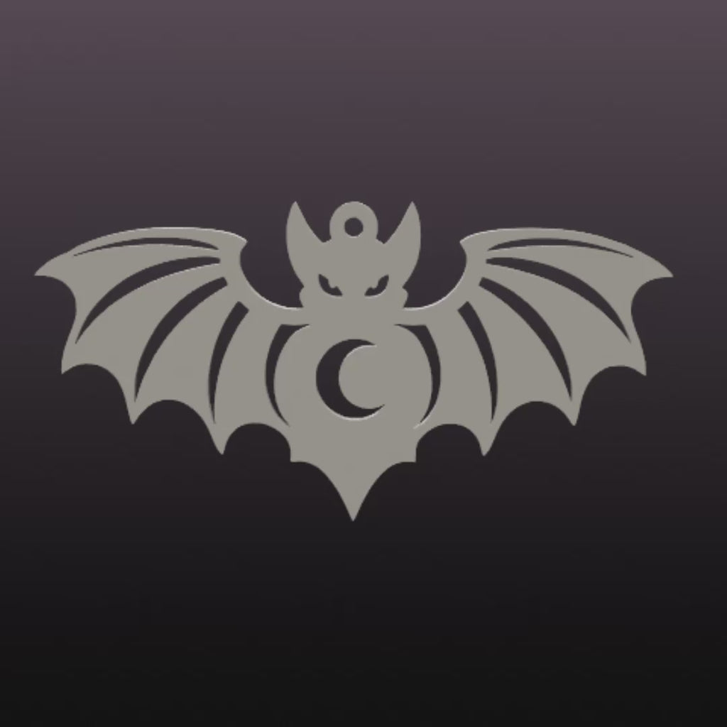 Halloween Hanging Bat Ornament STL Bundle – 8 Printable Bat Designs