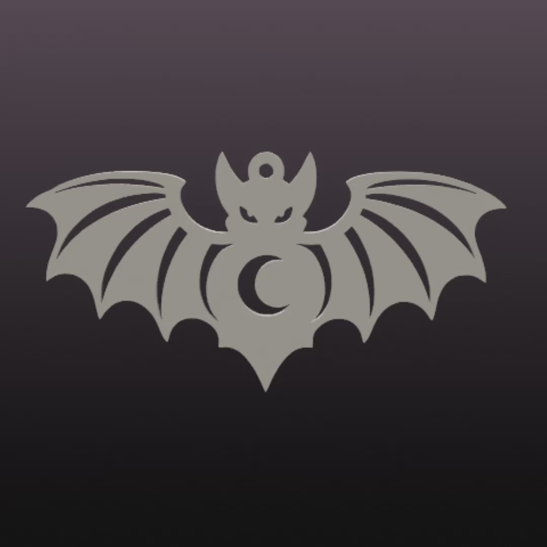 Halloween Hanging Bat Ornament STL Bundle – 8 Printable Bat Designs