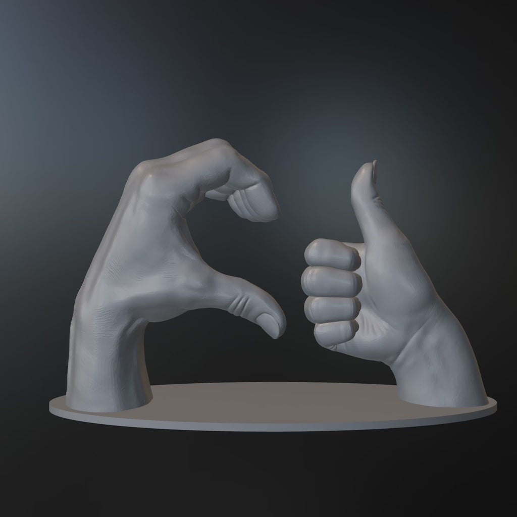 Friendzoned Sculpture STL – Modern Relationship Art 3D Print File