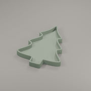 Fluted Christmas Tree Tray STL – Holiday Trinket and Jewelry Organizer