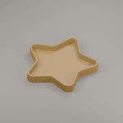 Fluted Star Tray STL – Jewelry, Trinket and Holiday Organizer