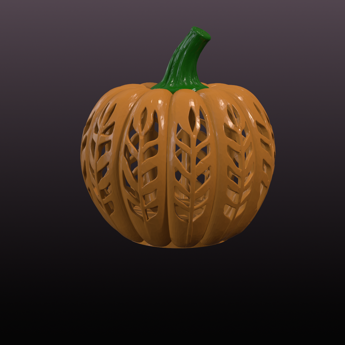 Pumpkin Tealight Holder STL | Halloween LED Candle Lantern 3D Print File