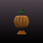 Pumpkin Tealight Holder STL | Halloween LED Candle Lantern 3D Print File