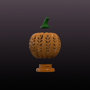 Pumpkin Tealight Holder STL | Halloween LED Candle Lantern 3D Print File