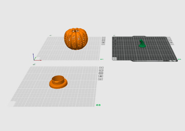 Pumpkin Tealight Holder STL | Halloween LED Candle Lantern 3D Print File