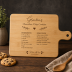 Recipe Cutting Board SVG Template | Laser Craft Design File