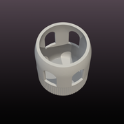 Modern Ribbed LED Lantern STL File – Arched Window Candle Holder for 3D Printing