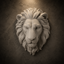 Savage Lion Head Wall Art STL File for 3D Printing