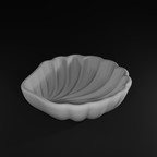 3D Print Shell Jewelry Dish STL | Coastal Catchall Organizer Bowl File
