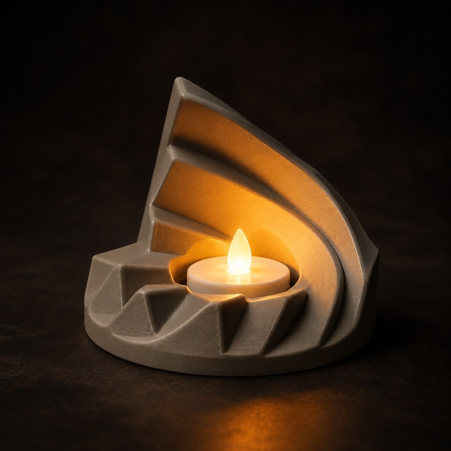 3 Piece LED Tealight Holder STL Bundle | Gothic Candle Holder 3D Print Files