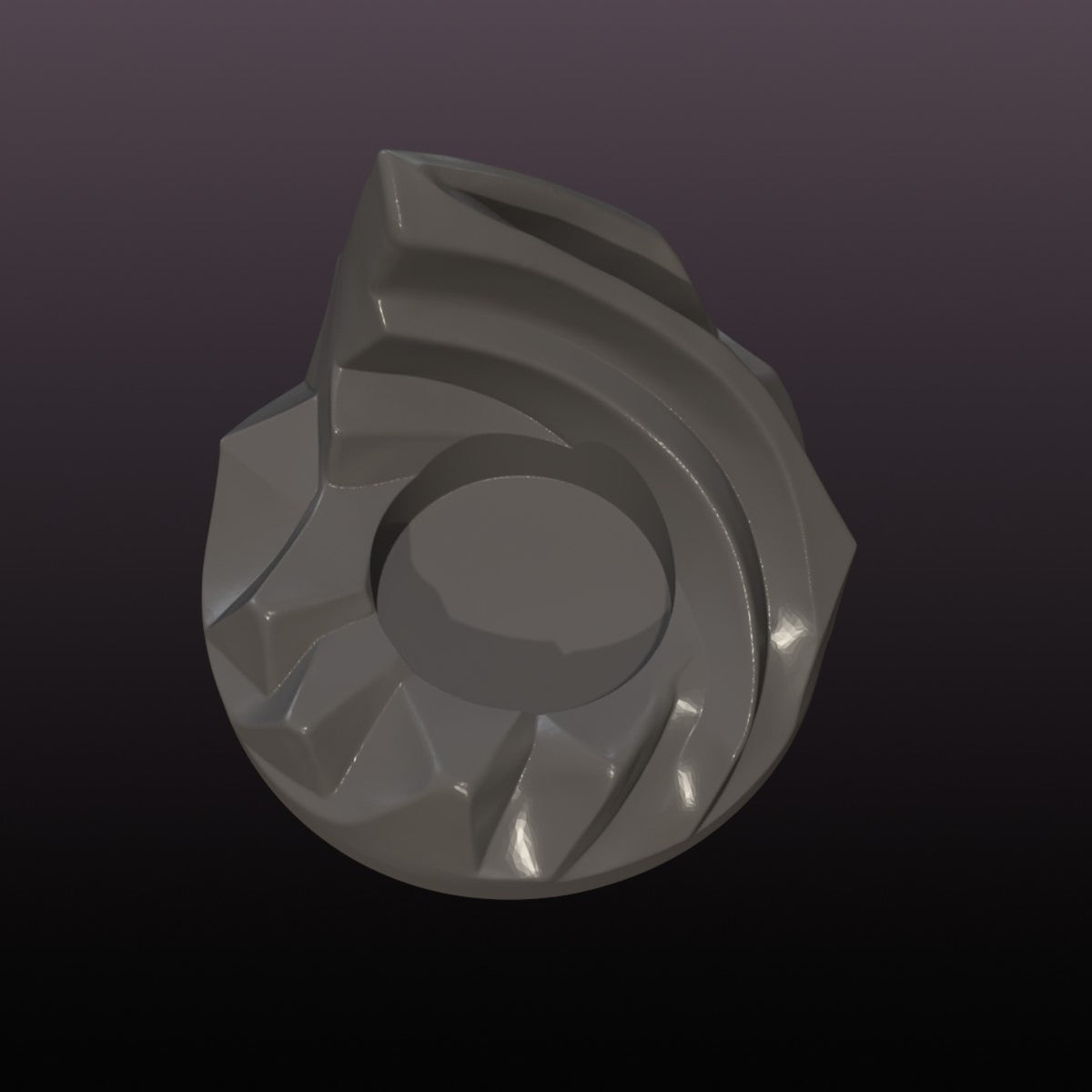 Spiral LED Tealight Holder STL File | Modern 3D Print Candle Decor