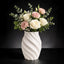 Spiral Vase STL File – Modern Twisted Vase for 3D Printing – Minimal Decor
