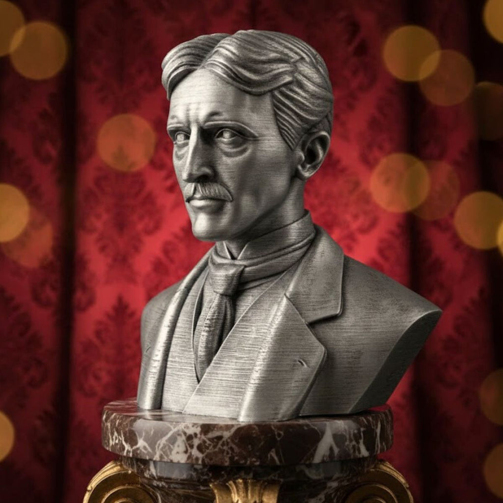 Nikola Tesla Inventor Bust – Hand Waxed Artisan Edition