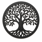 Tree of Life Wall Art STL File – Circular 3D Printable Wall Decor – Instant Download
