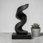 Twisted Harmony Sculpture STL File – Modern Abstract Decor for 3D Printing