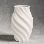 Spiral Vase STL File – Modern Twisted Vase for 3D Printing – Minimal Decor